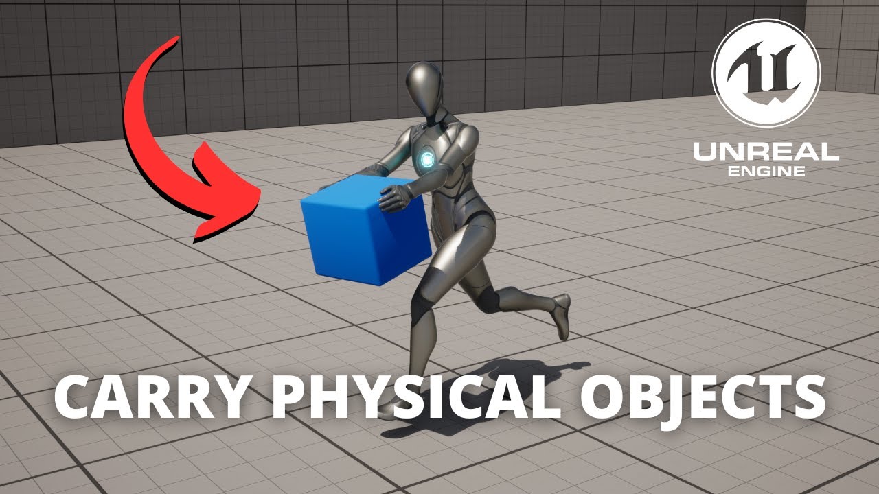 Как переносить физические объекты в Unreal Engine 5