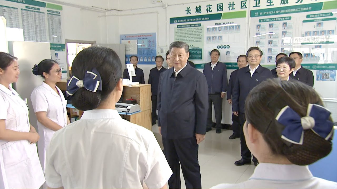 President Xi Jinping inspects NW China's Ningxia Hui Autonomous Region