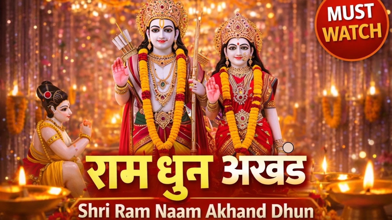 राम धुन अखंड || Shri Ram Naam Akhand Dhun | Deep Meditation | Peaceful Classical Music #rambhajan
