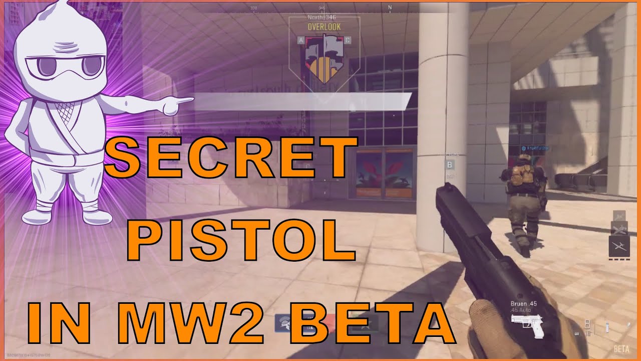 MW2 Beta: The Secret Pistol & How to unlock it
