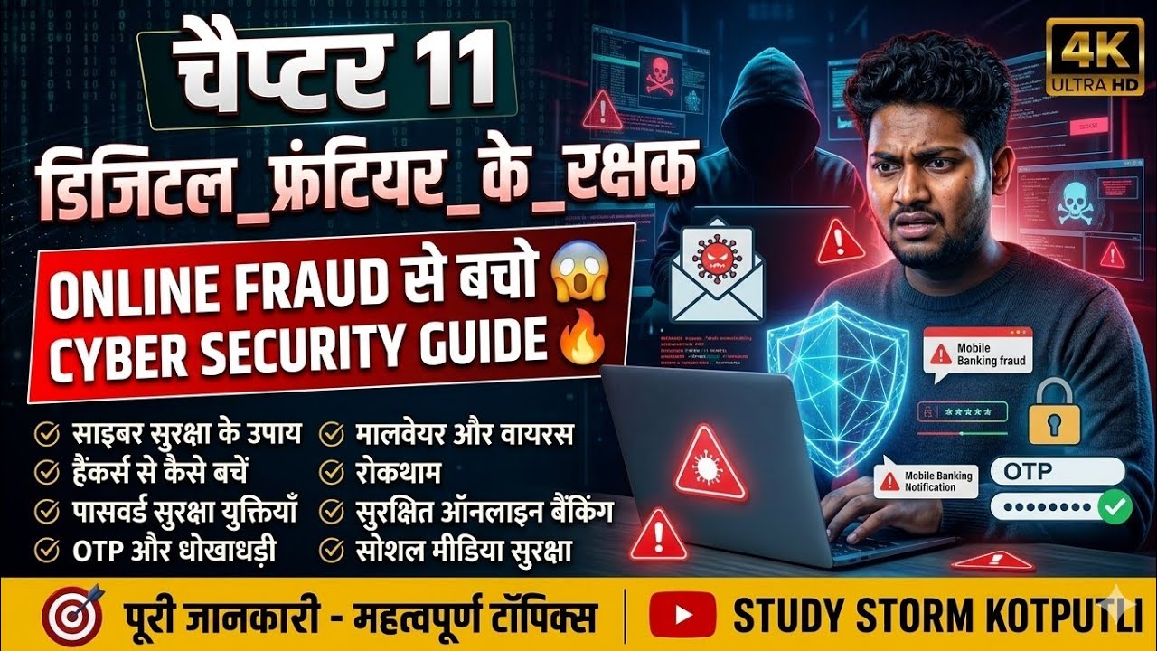  Digital Frontier Ke Rakshak 🚨Online Fraud & Cyber Security Guideडिजिटल फ्रंटियर के रक्षक ⚡ चैप्टर11