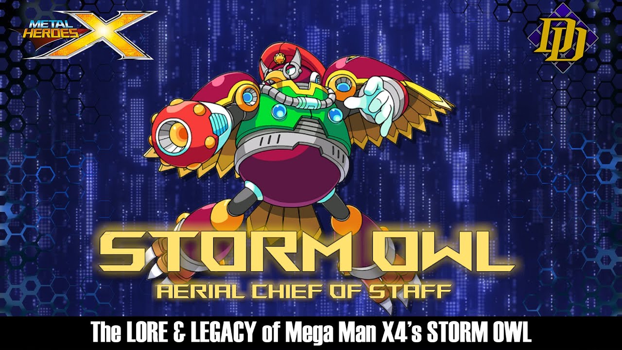 Mega Man X4: Storm Owl - Достопочтенный Небесный Генерал с обидой (История Маверика - Metal Heroe...