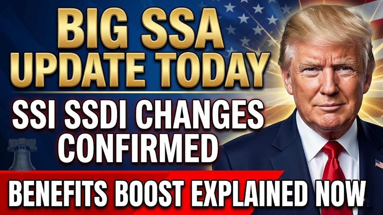 BIG UPDATE! SSA, SSI, SSDI Changes & Benefit Boost Explained (MUST WATCH)