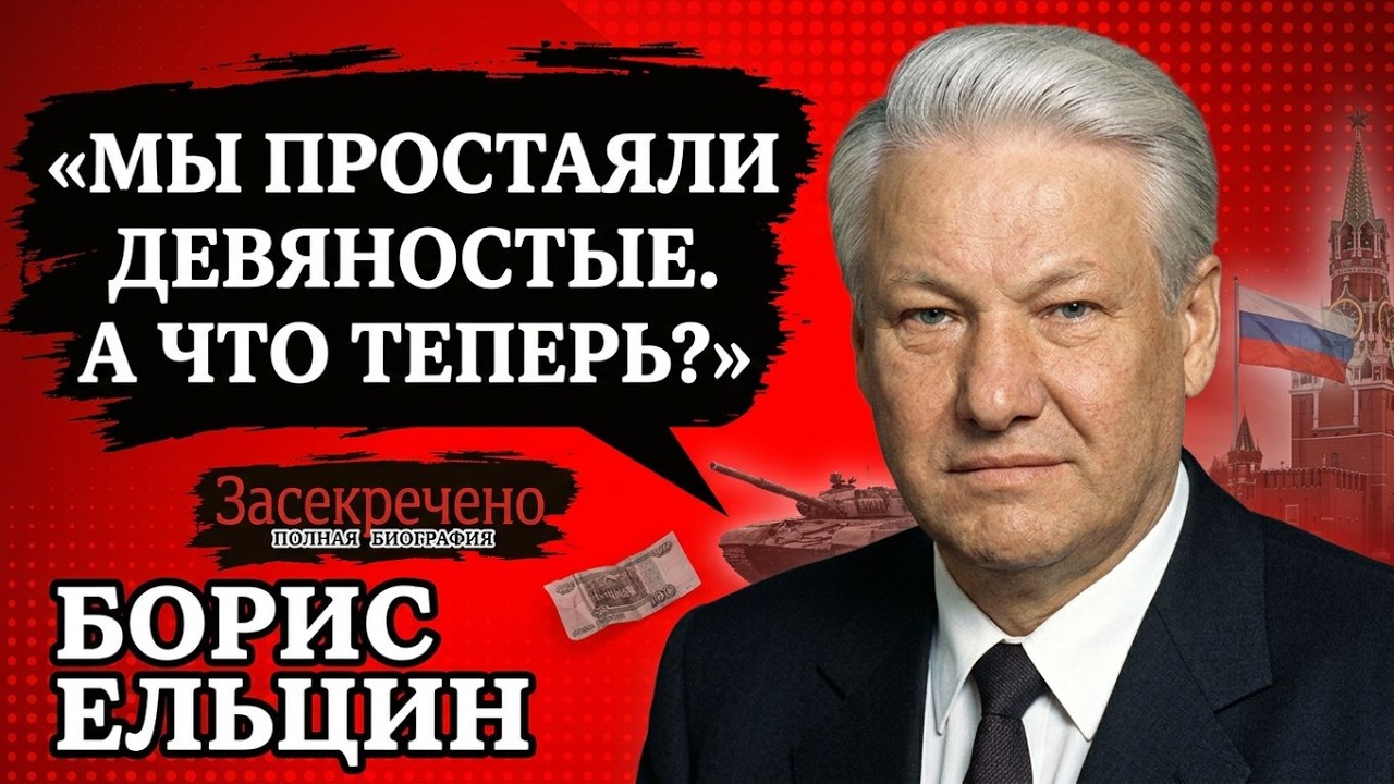 Борис Ельцин. Архитектор хаоса или отец свободы? Вся скрытая правда о первом президенте.