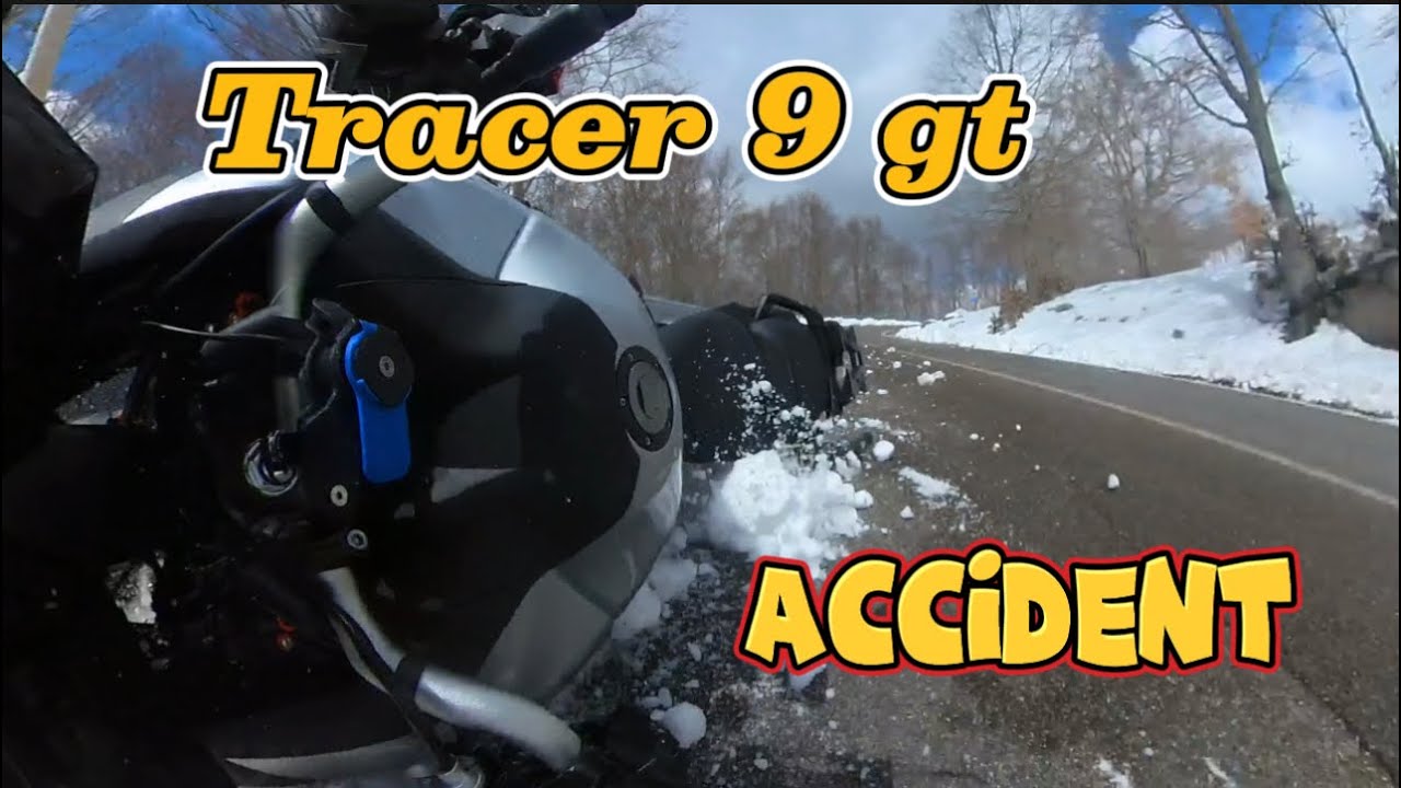 i crashed my Yamaha tracer 9 GT #yamahatracer9gt #accident #insta360oners