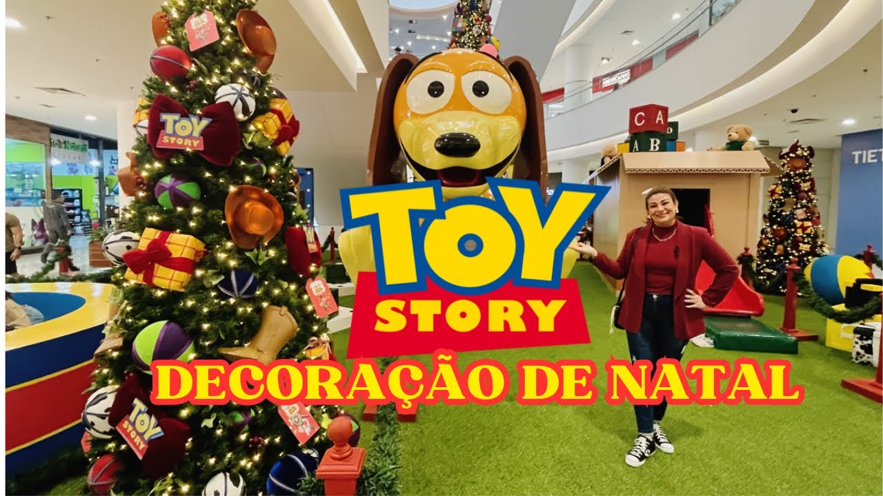 NATAL DO TIETÊ PLAZA SHOPPING TEM COMO TEMA TOY STORY. #toystory #decoraçãodenatal #natal2024