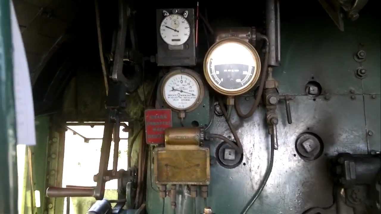 SteamRanger 621 in cab up Pt Elliot bank