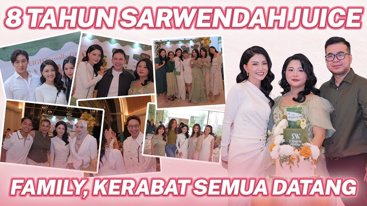 8 TAHUN SARWENDAH JUICE | LAUNCHING SW FIBERTY RASA MATCHA