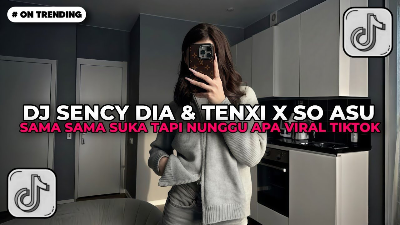 DJ SENCY DIA & TENXI X SO ASU REMIX - SAMA SAMA SUKA TAPI NUNGGU APA JEDAG JEDUG REVERB FYP TIKTOK!!