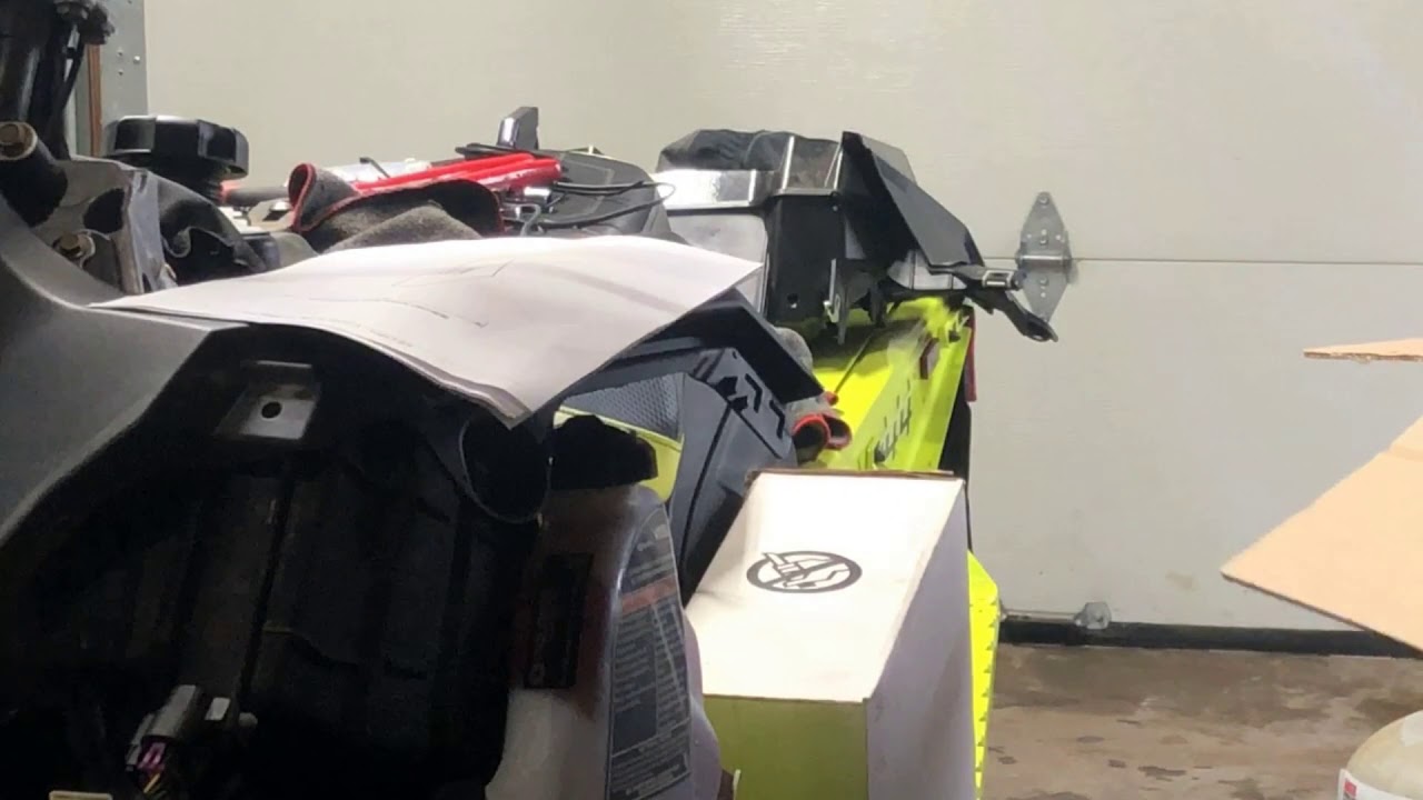 Polaris 850 AXYS chassis electric heated seat install