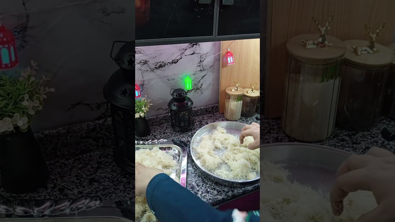 كنافه بالقشطه والمكسرات روعه جربوها مش هتندموا
