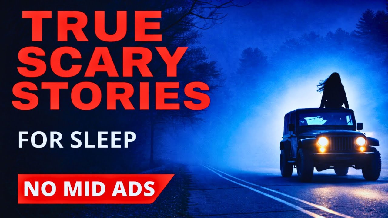 9 TRUE Scary Stories for Sleep | 🟢 NO MID ADS | Gentle Rain Sounds | Black Screen.