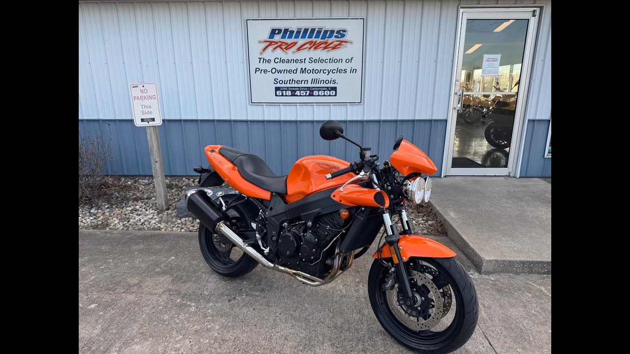 2002 Triumph Speed Four For Sale in Southern Illinois at Phillips Pro Cycle ￼