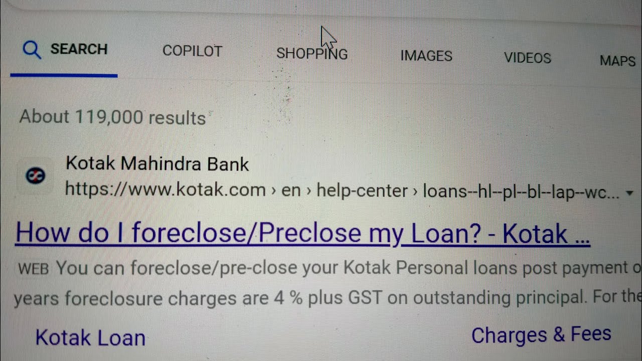 HOW CAN CLOSE MY KOTAK LOAN?  HOW DO I FORECLOSER/ PRECLOSER MY LOAN? KOTAK LOAN FORECLOSURE LETTER