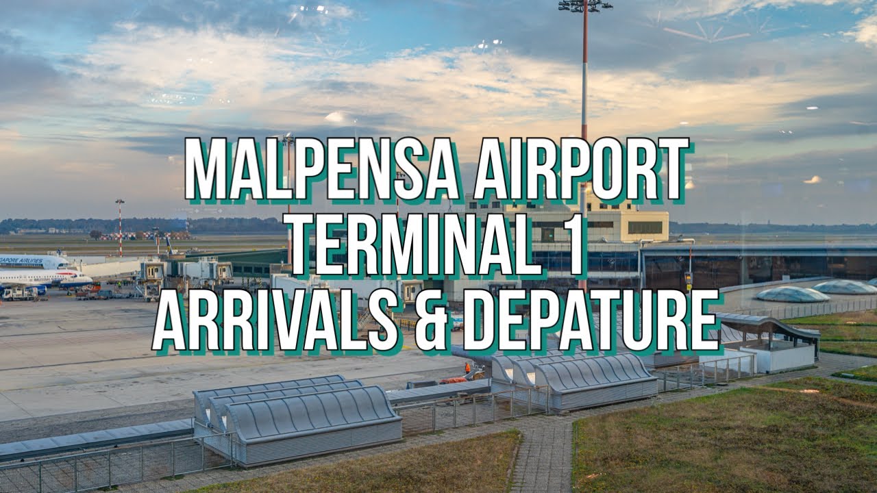 [4K Italy] Malpensa Airport Terminal 1 Arrivals & Depature