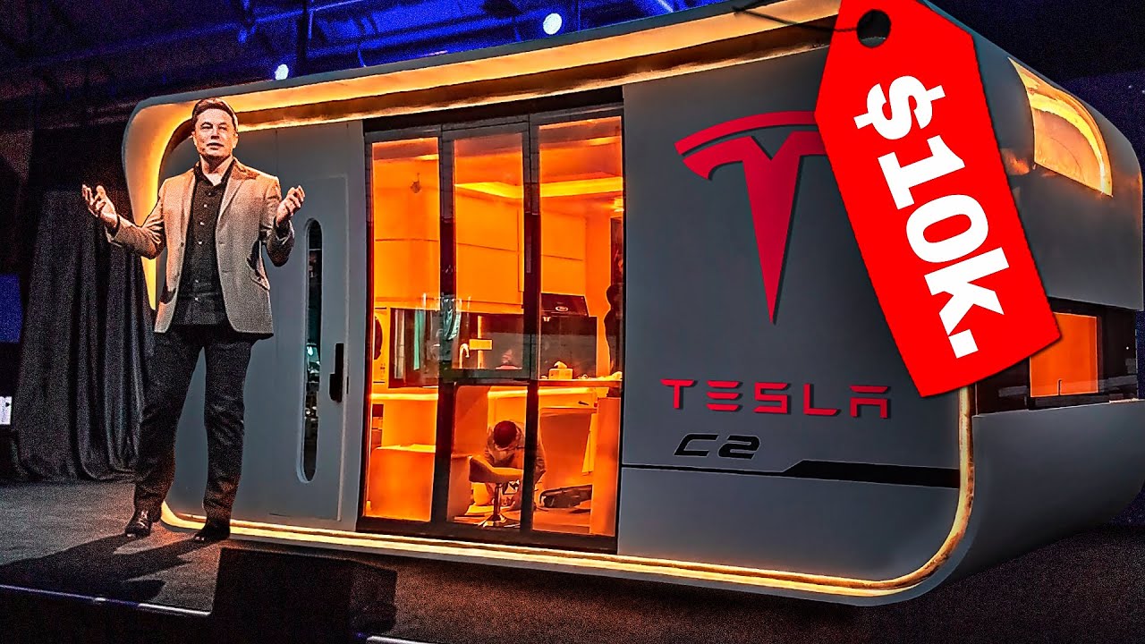 Внутри нового дома Tesla стоимостью 10 000 долларов для экологичной жизни