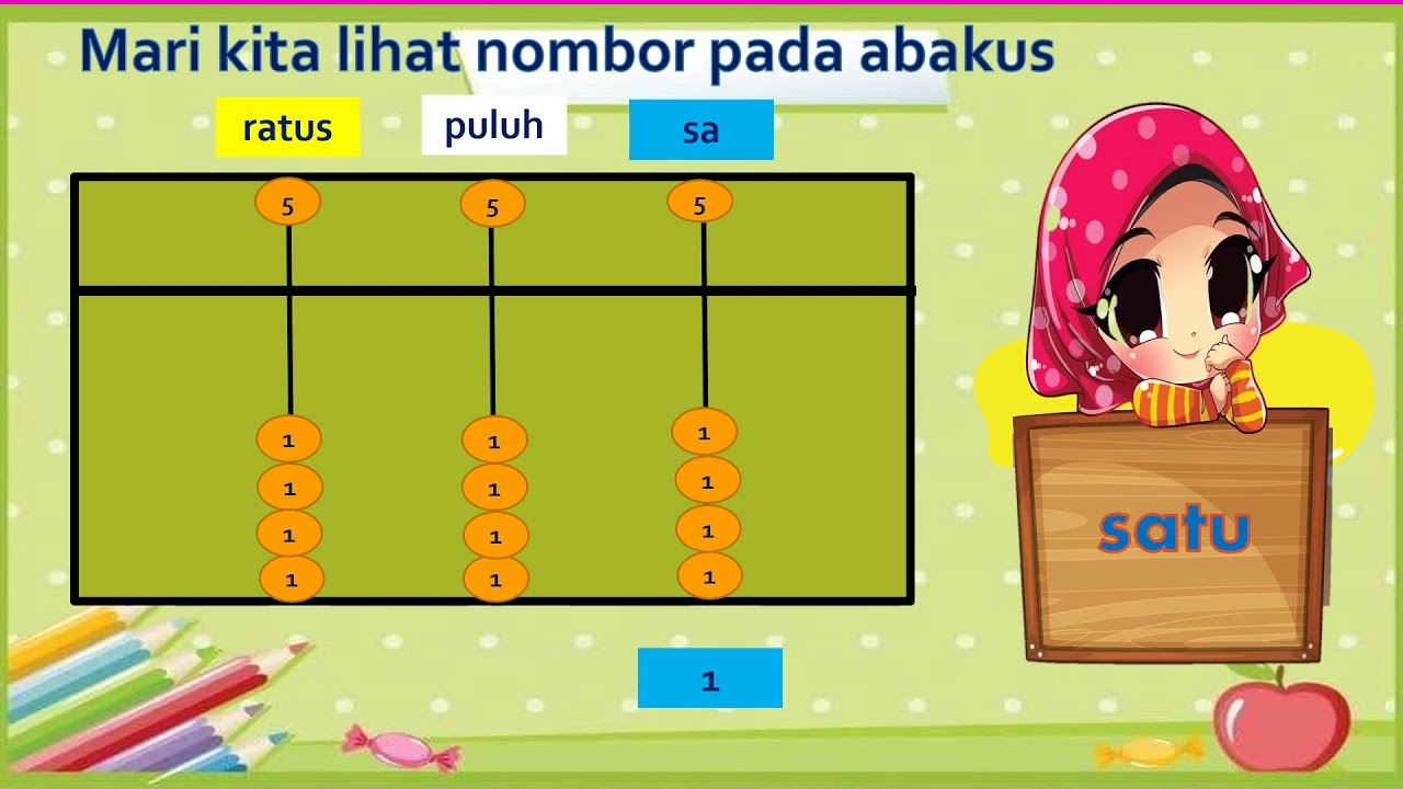 Mari belajar Abakus - Matematik tahun 2