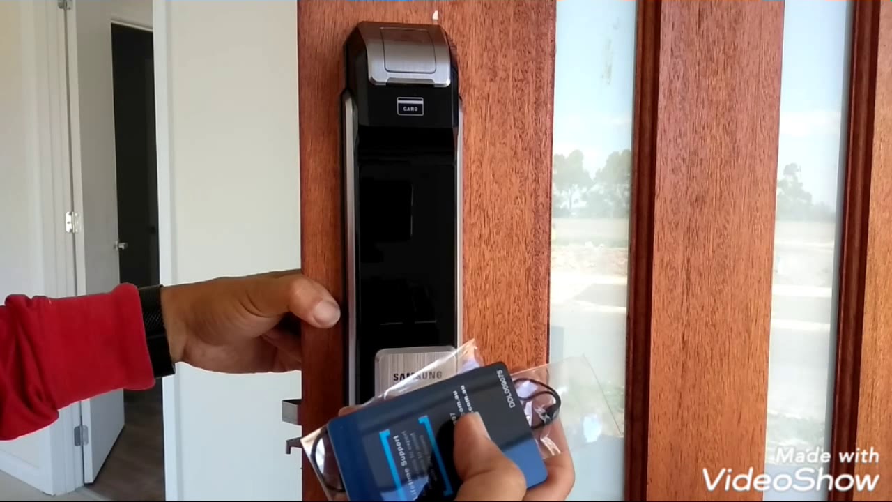 Samsung SHS-P718 Smart Lock - How to register