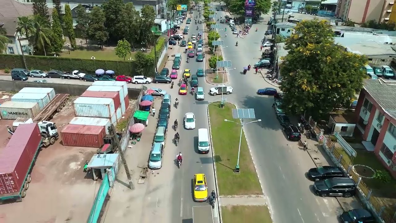 DRONE SUR CAMEROUN DOUALA AKWA HD