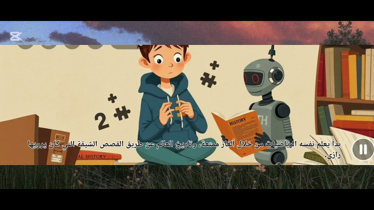 قصص مصورة (سامي والروبوت ) قصص أميرة ستار المصورة قصة من عمر (٧/١٢) 