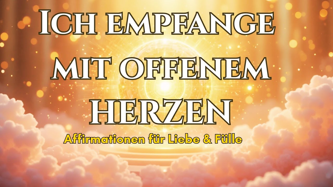 Kraftvolle Affirmationen f&uuml;r Liebe, Vertrauen & F&uuml;lle 💞