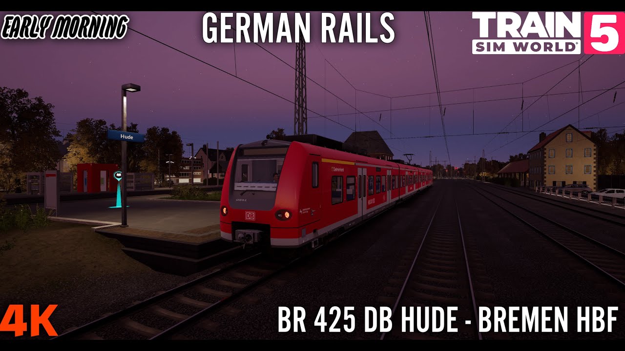TRAIN SIM WORLD 5 4K - BR 425 DB Hude to Berman HBF #trainsimworld5 #gamingcommunity #BR425