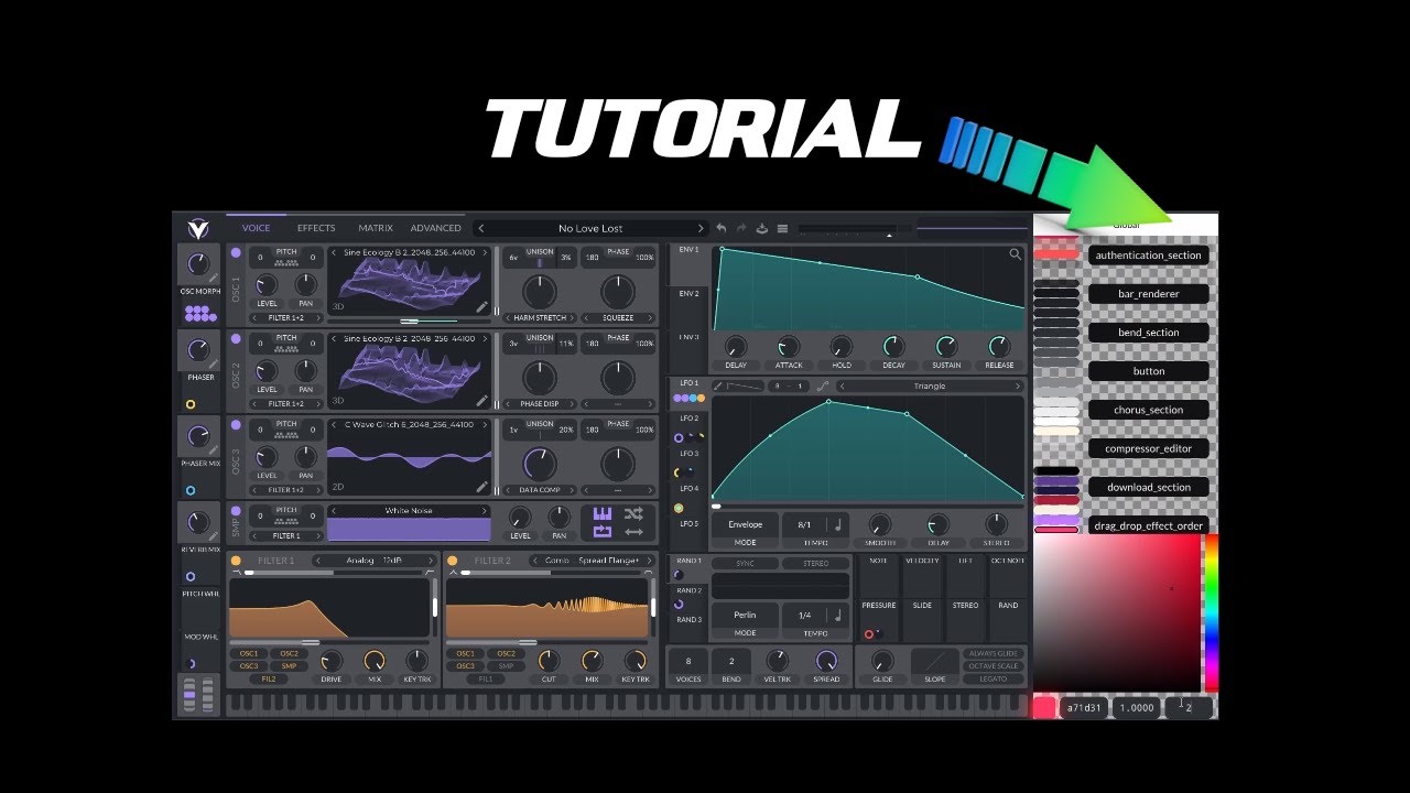 How to make custom Vital Skins: Theme Editor Tutorial with Talking