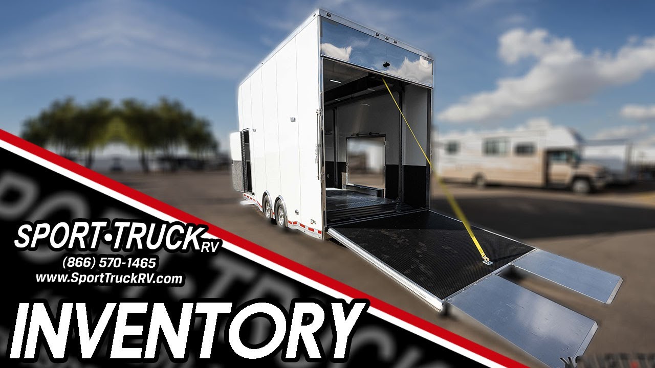 SportTruckRV custom designed ATC Aluminum Stacker allows for easy loading of low profile cars.