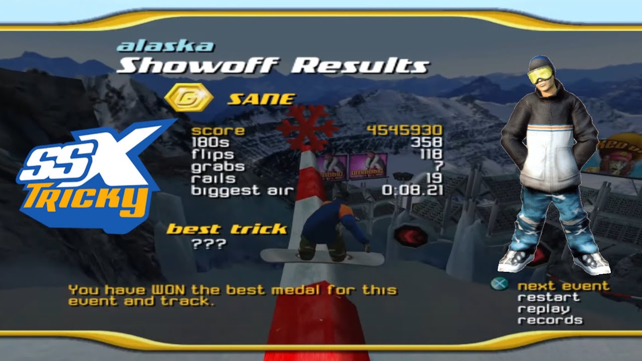 SSX Tricky Alaska [No TAS] {4,545,930} [PB] (Live Run)