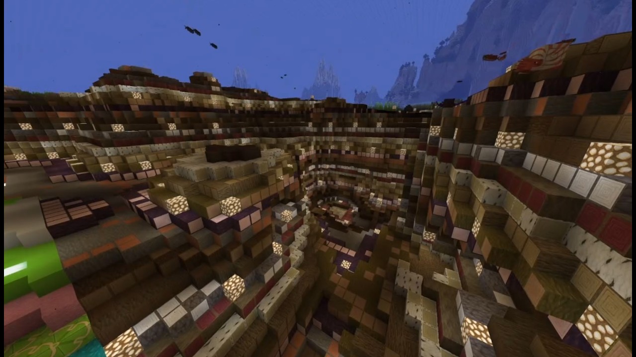 Coloring, but in Minecraft creative, Day 163.