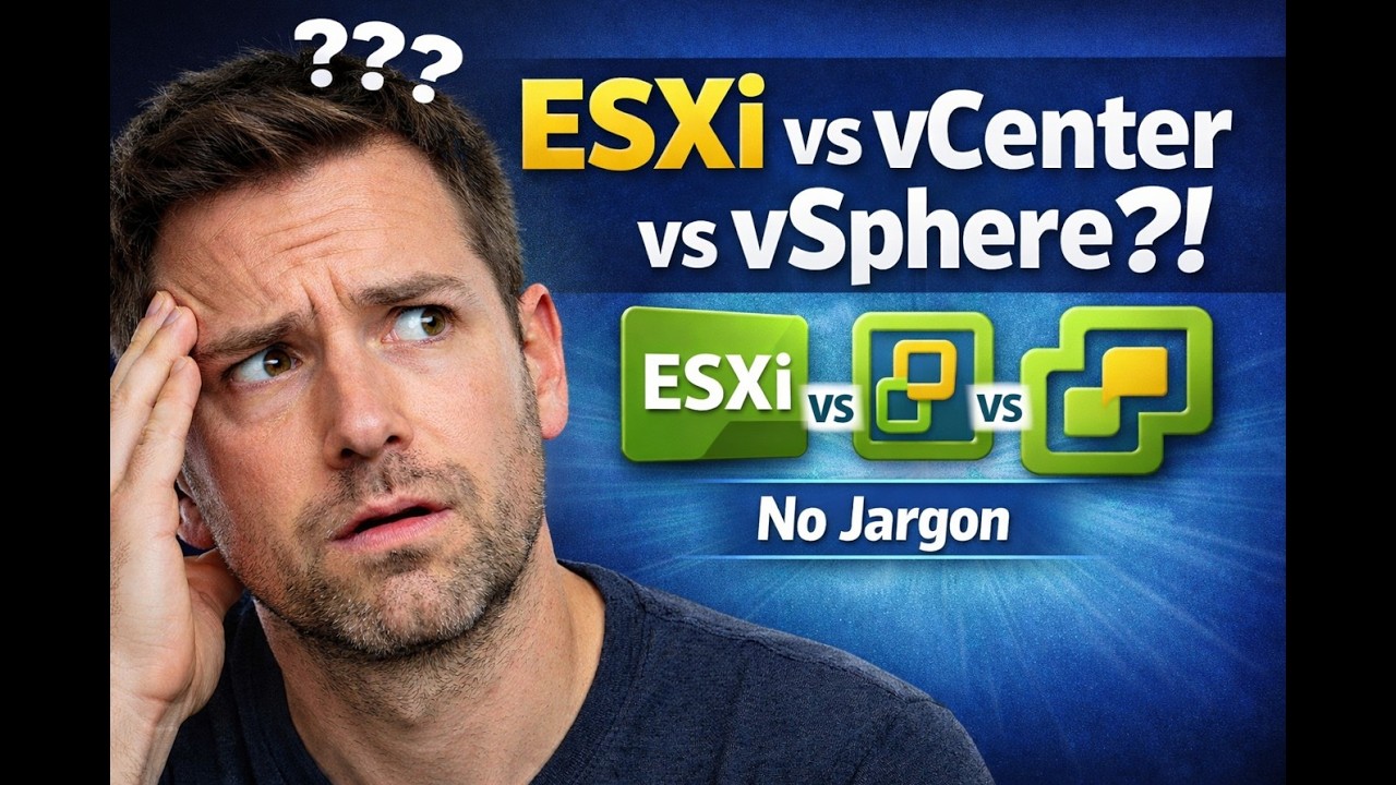 Stop Confusing ESXi With vSphere — Understand It in 5 Minutes