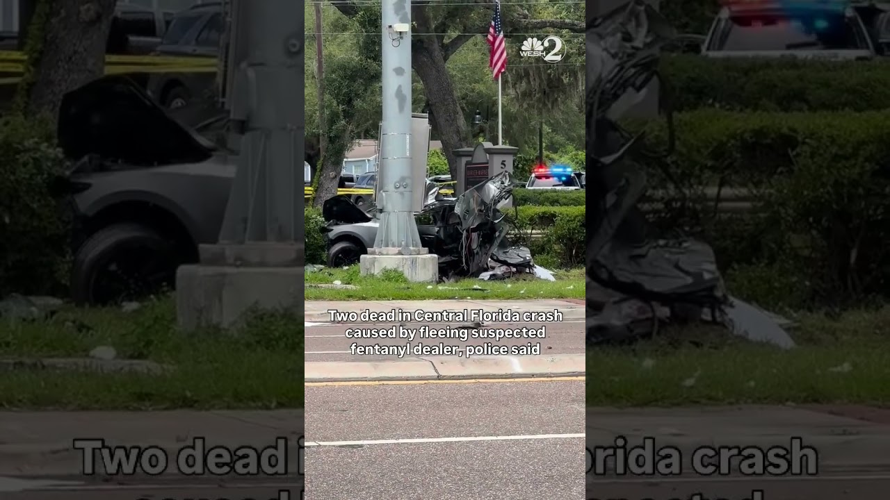 Suspected drug trafficker causes fiery crash killing 2 people in Seminole County, police say