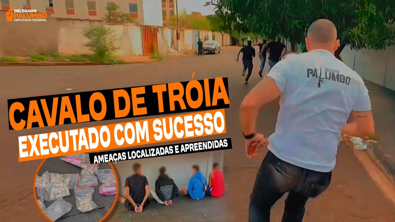 TR4F1CANTE PR3S0 EM OPERAÇÃO CAVALO DE TRÓ1A