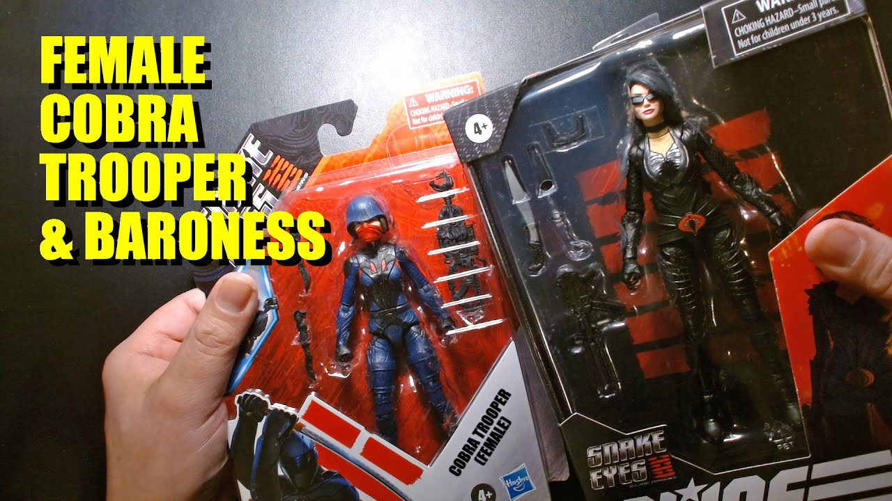 G.I. Joe Custom FEMALE Cobra Trooper and Baroness TUTORIAL
