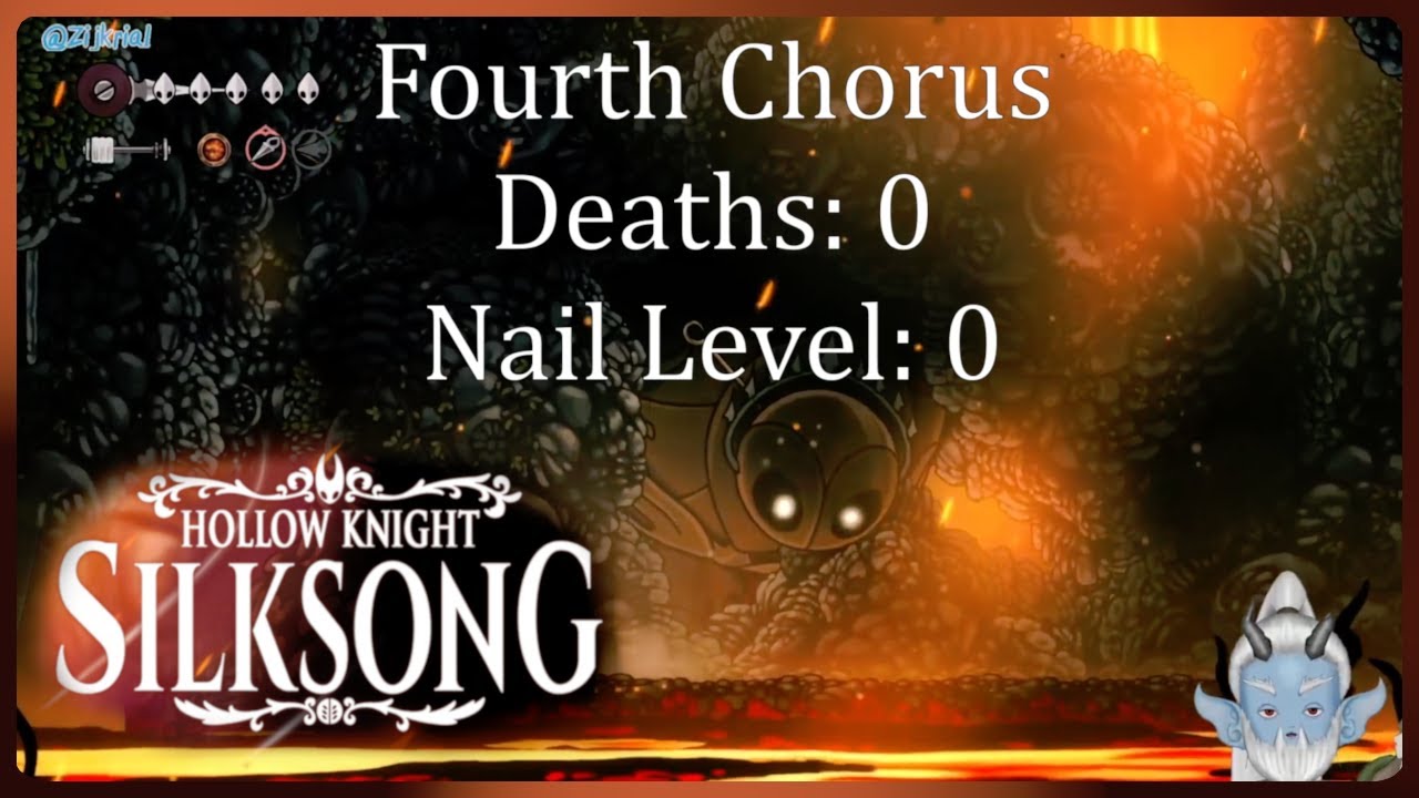 Silksong Bosses With Death-counter - Acts 1 and 2 (Minus Duels) With Sherma Singing Inbetween.
