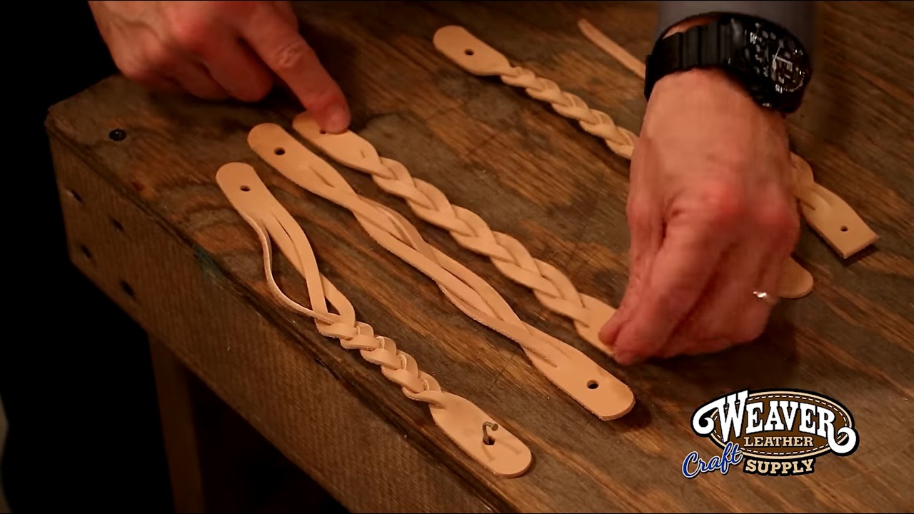 How to Make a Mystery Braid Leather Cuff Bracelet | Easy DIY Leathercraft with Chuck Dorsett