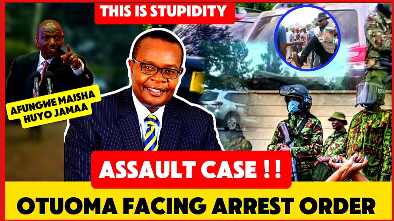 OTUOMA FACING ARREST ORDER AFTER HE SPOTTED & CUPTURED BY CAMERAS KICKING RESIDENT INFRONT OF CROWD!
