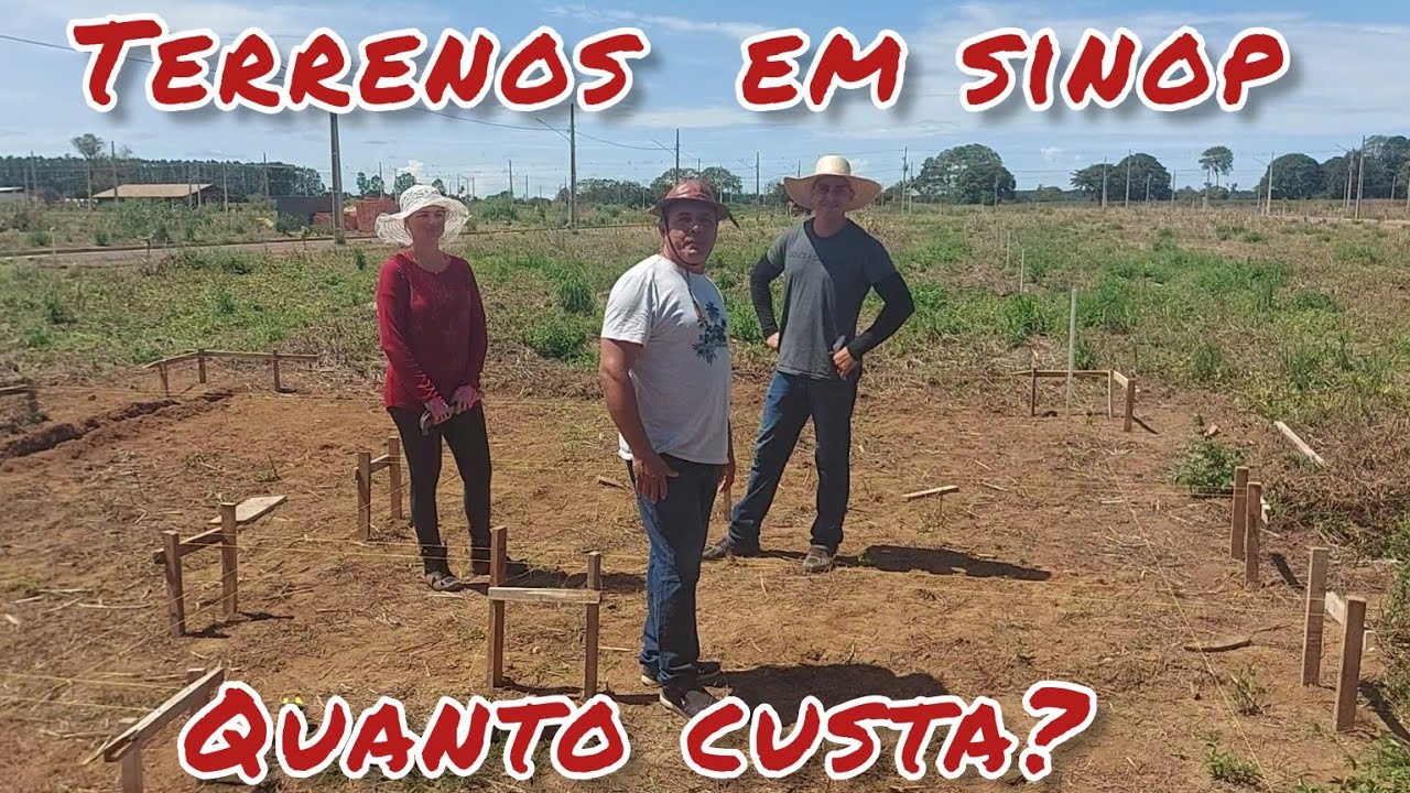 Quanto custa um terreno em sinop  mato  grosso!