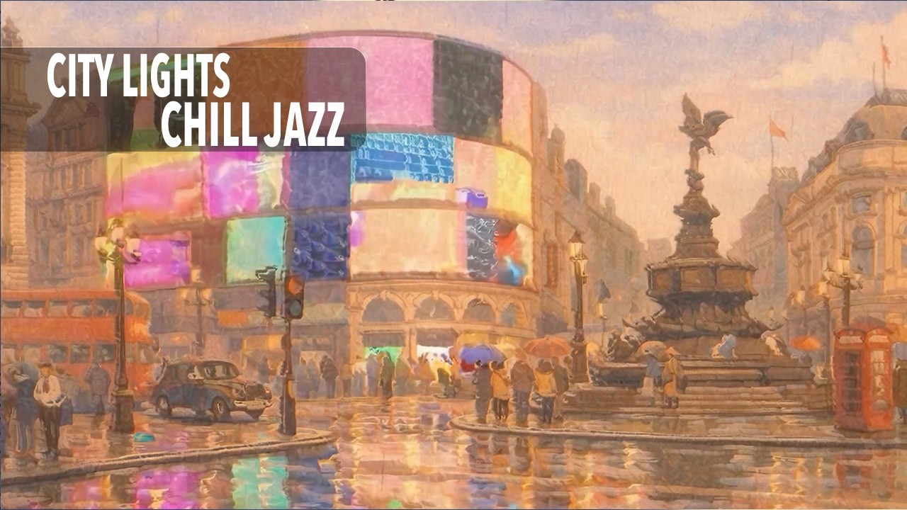 London Screens at Dusk • Relaxing Jazz Mix (City Lights Edition)