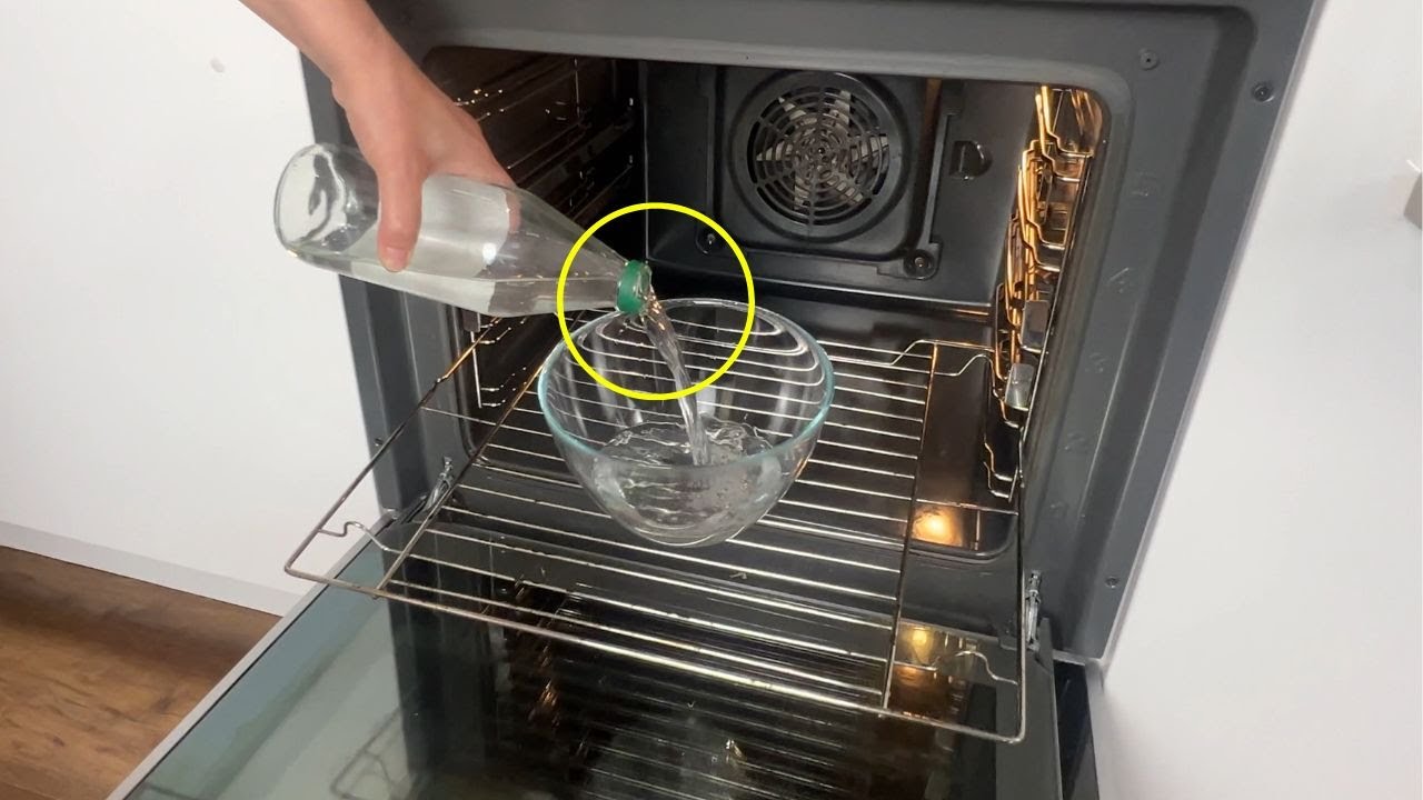 Backofen reinigen mit Hausmittel. OHNE schrubben