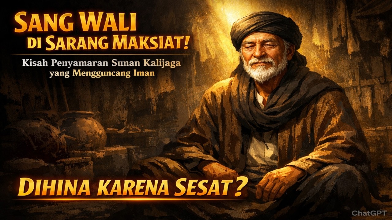 SANG WALI DI SARANG MAKSIAT! Kisah Penyamaran Sunan Kalijaga yang Mengguncang Iman