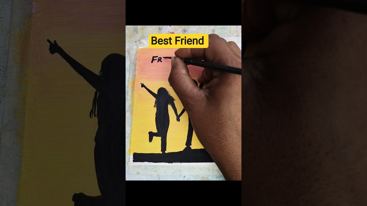 easy Best Friend painting 