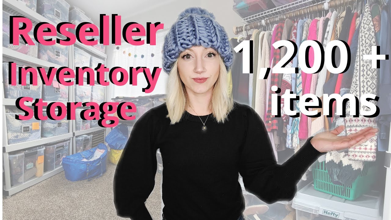 Ebay/Poshmark Reseller Inventory & Office Space Organization for Selling Clothes Online - Thrifter