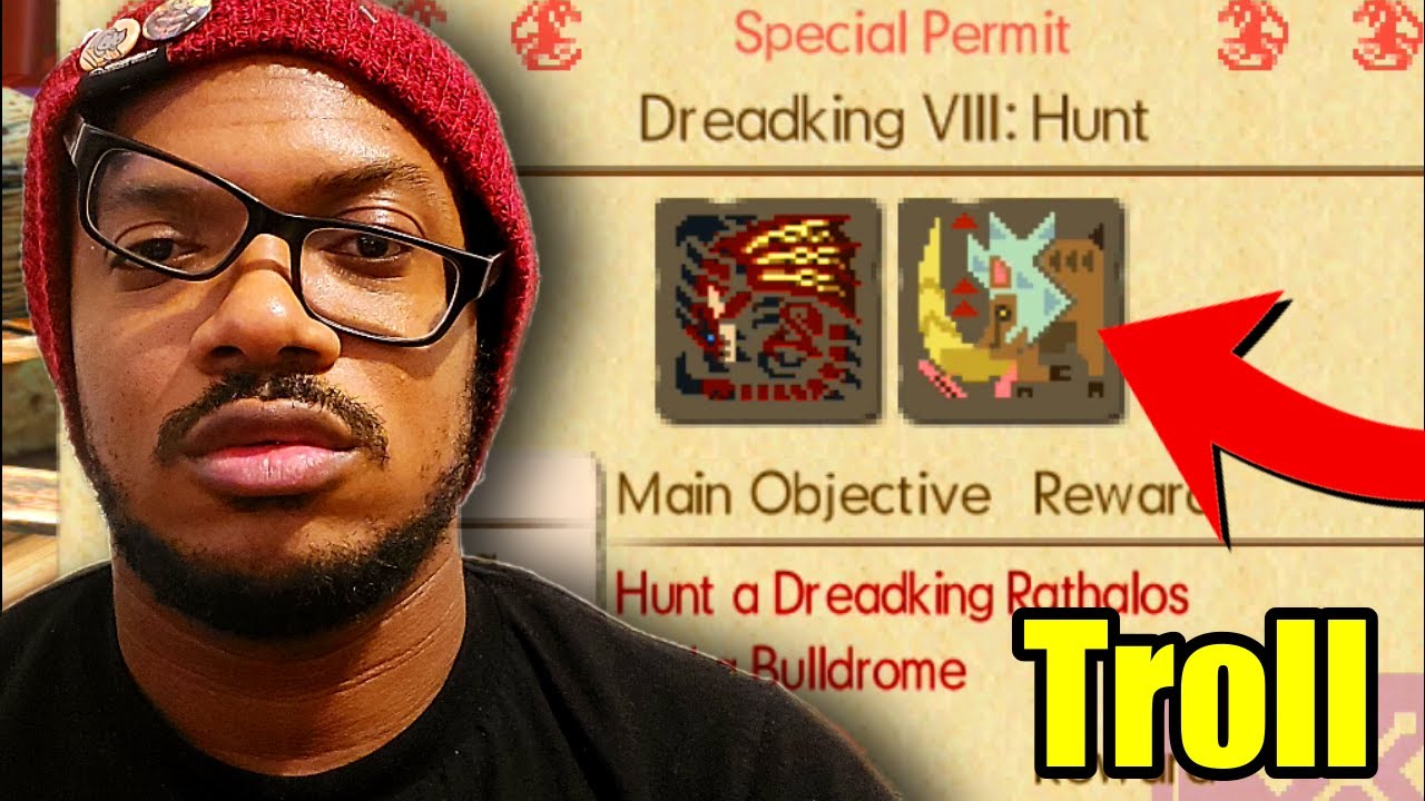 Monster Hunter But Bulldrome Trolls Me | MHGU Dreadking Rathalos SOLO