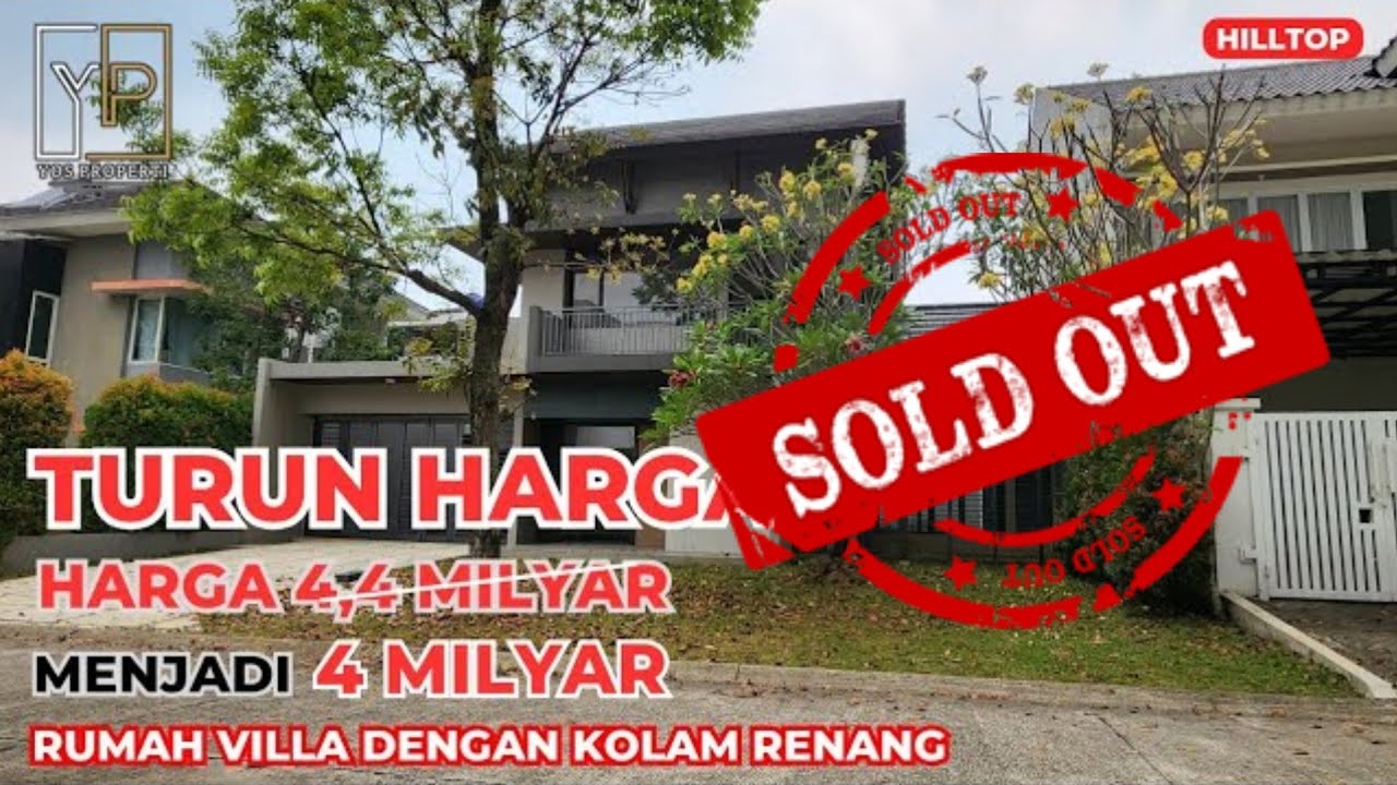 [ TERJUAL ] Rumah Villa Dekat AEON MALL || Cluster Hilltop || Sentul City