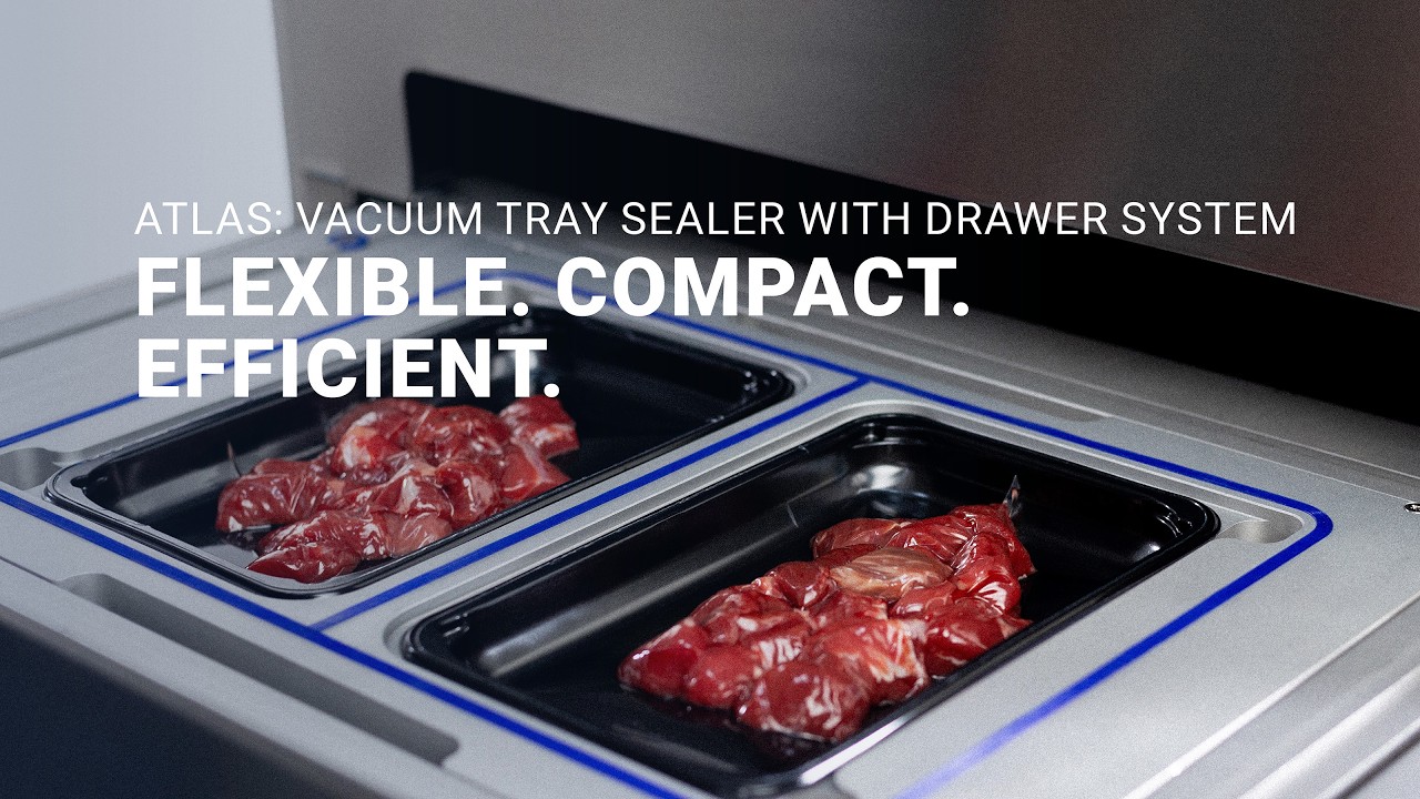 ATLAS: Vacuum-Traysealer– 65% reduction of film