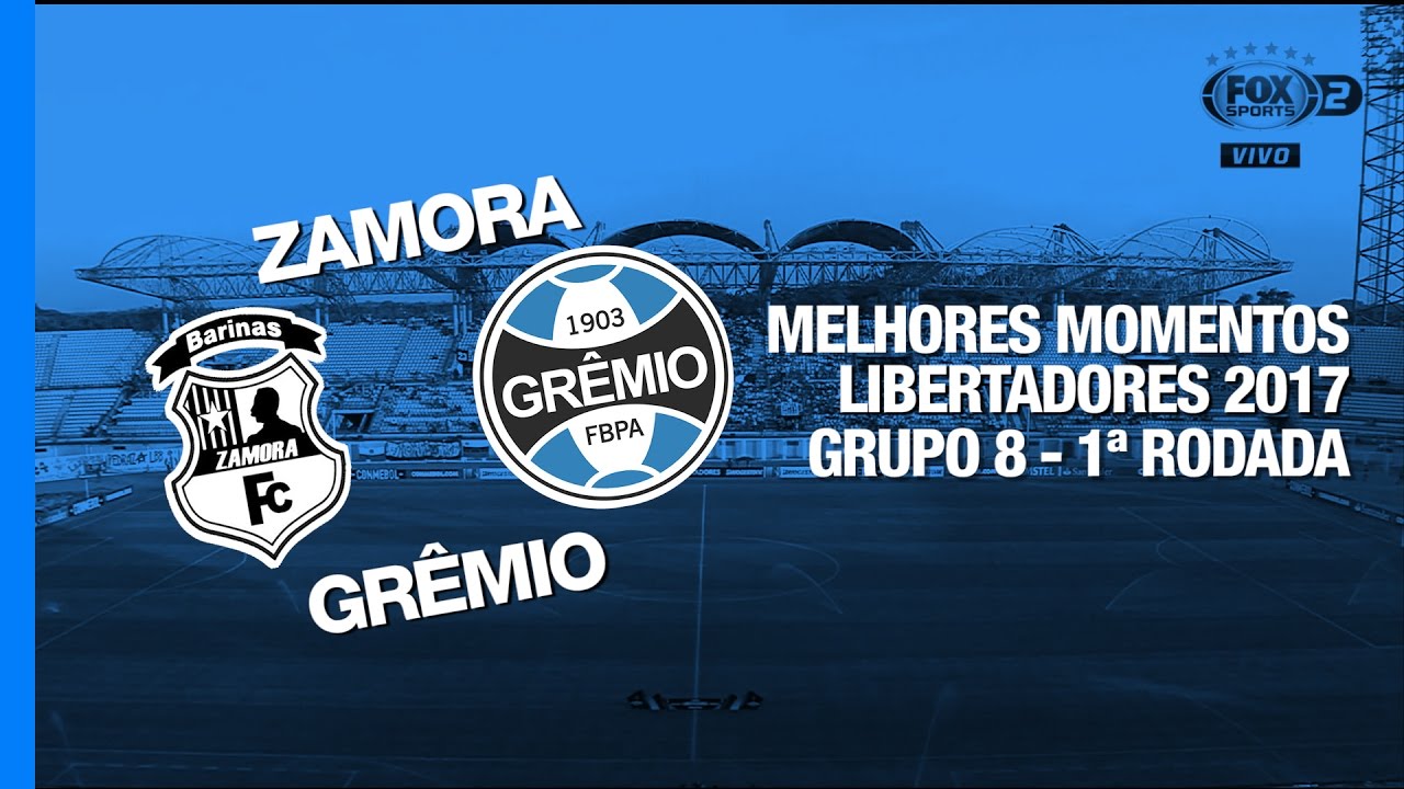 Melhores Momentos - Zamora 0 x 2 Grêmio - Libertadores - 09/03/2017