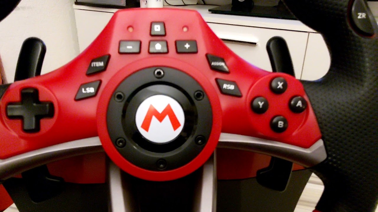Nintendo Racing wheel | also for PC | works with iRacing | MarioKart Racing Wheel Pro Deluxe