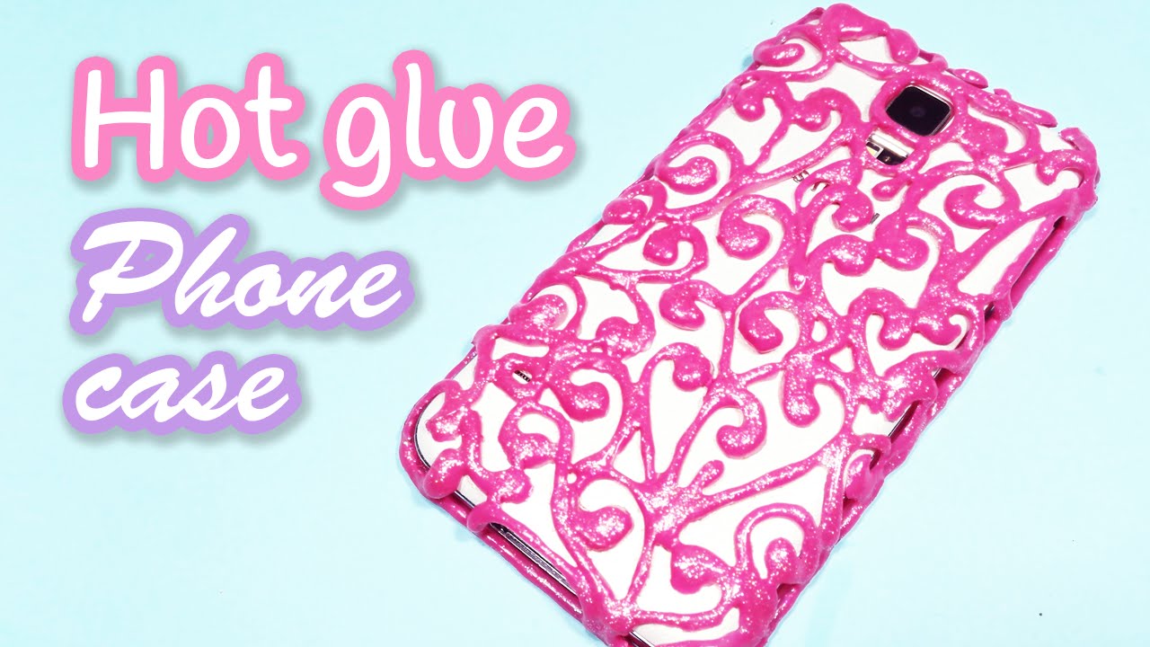 DIY crafts: HOT GLUE PHONE CASE - Innova Crafts