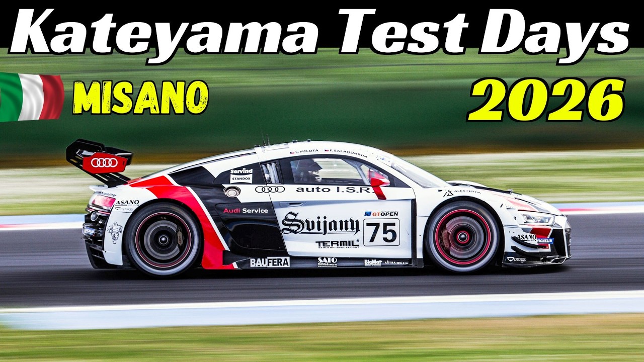 Kateyama Test Days at Misano Circuit, March 12-13, 2026 - BMW M4 GT3 EVO, AMG GT3, Audi R8 GT3